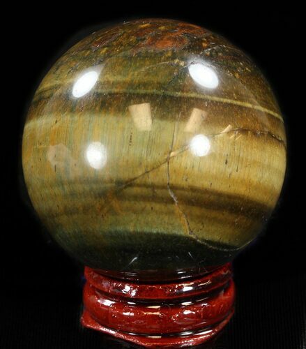 Top Quality Polished Tiger's Eye Sphere #37693